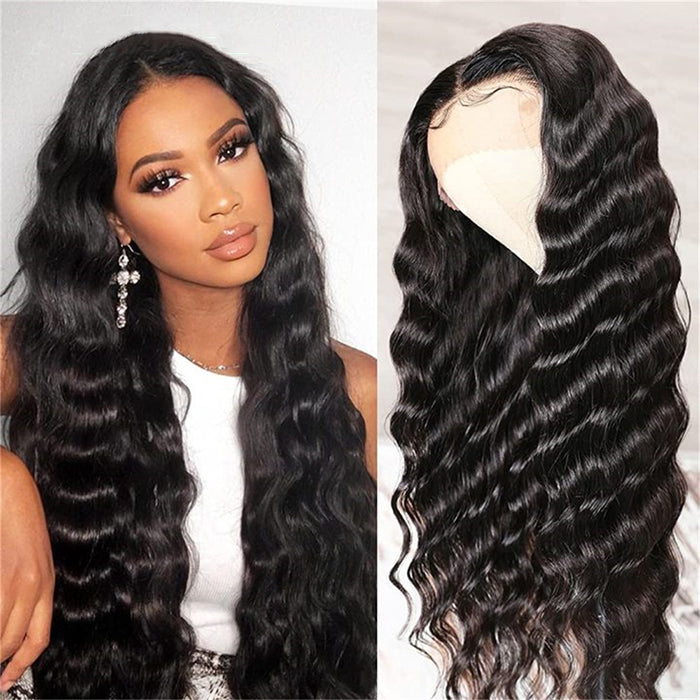 Loose Deep Wave 4x4 HD Lace Closure Pre Plucked Human Hair_4_700x