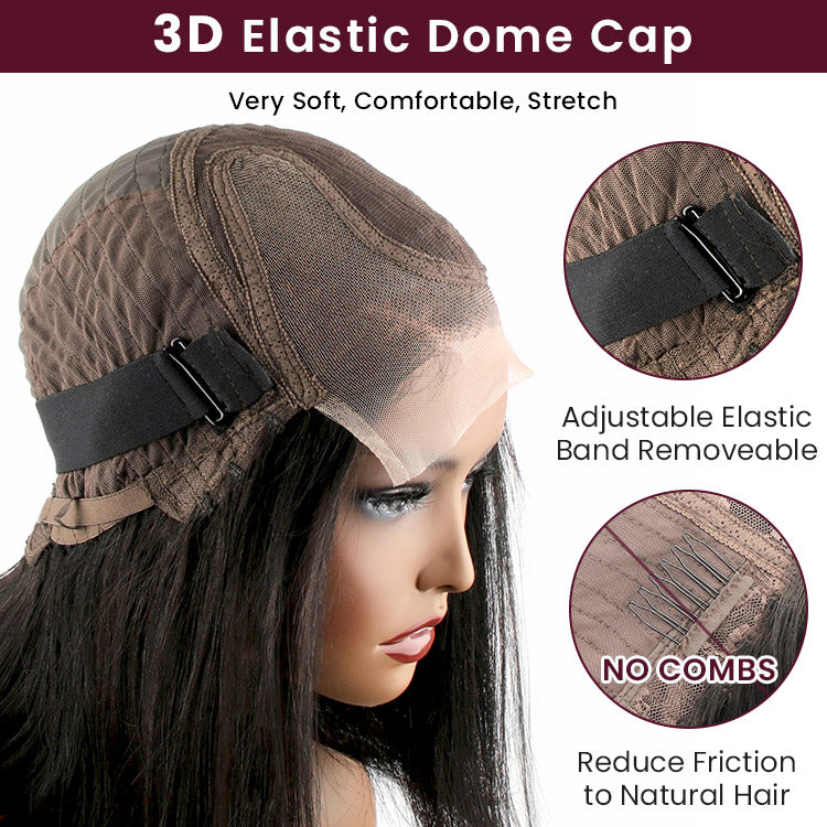 Wear And Go Deep Side Part Transparent HD Lace Bob Wig_2_750x